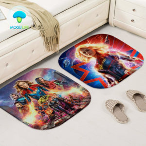 Captain Marvel Ultra Soft Indoor Modern Area Rugs Fluffy Living Room Carpets Suitable for Children Bedroom Cushion for Car