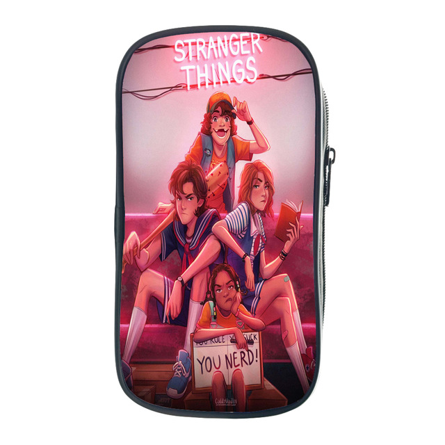 Stranger Things Pen Case Student’s Large Capacity Pencil Bag - Image 41