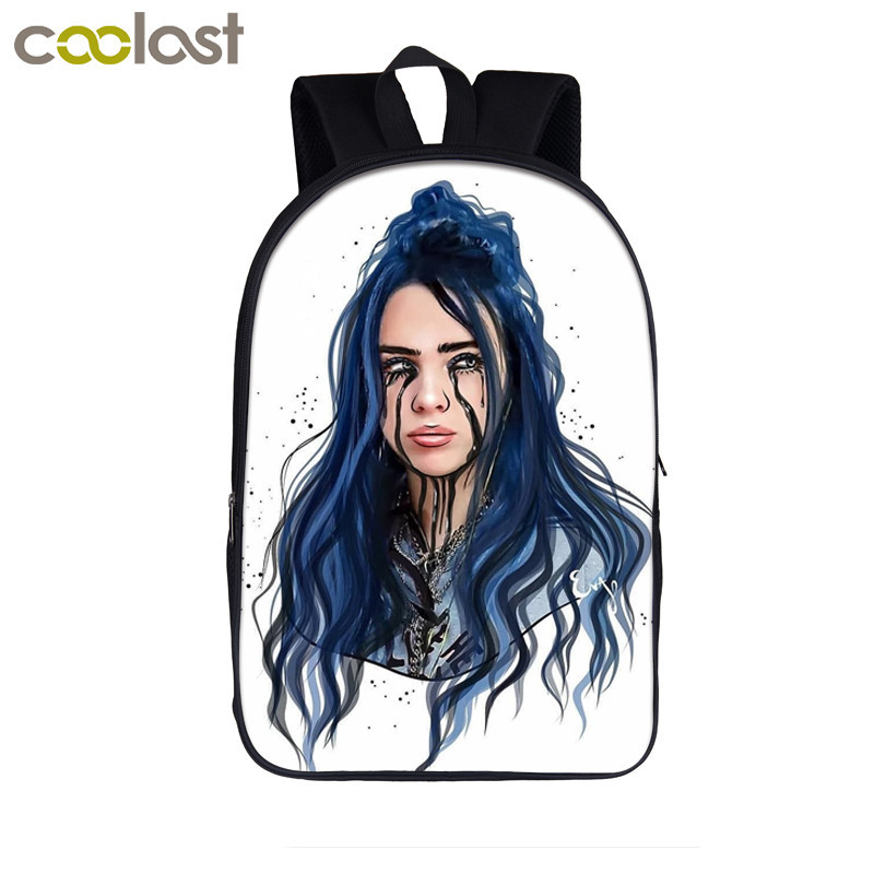 16‘’Billie Eilish Backpack School Bag - Image 2
