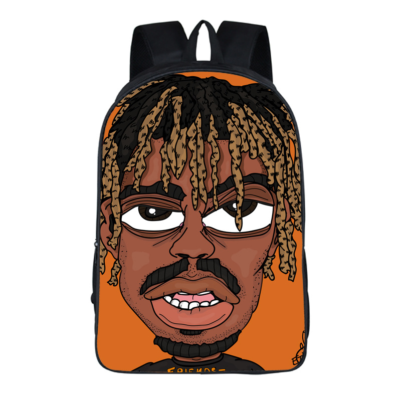 16''Juice WRLD Backpack School Bag giftcartoon
