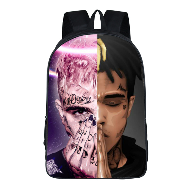 16''Juice WRLD Backpack School Bag giftcartoon