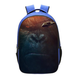 King Kong Backpack School Bag Blue