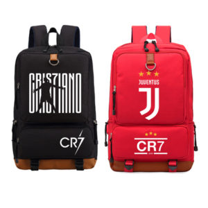 Cristiano Ronaldo CR7 Canvas Backpack Shoulder School Bag