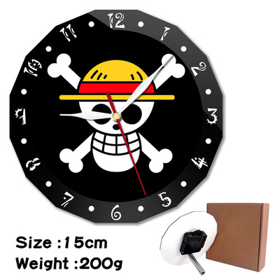 ONE PIECE alarm clock wall clock clock decorative clock wall clock 15cm