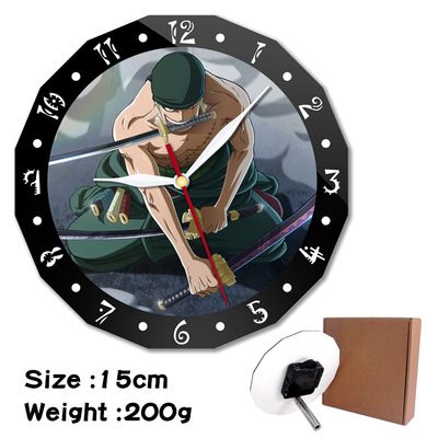 ONE PIECE alarm clock wall clock clock decorative clock wall clock 15cm - Image 23