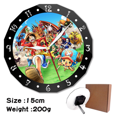 ONE PIECE alarm clock wall clock clock decorative clock wall clock 15cm - Image 24