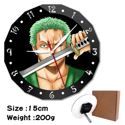 ONE PIECE alarm clock wall clock clock decorative clock wall clock 15cm - Image 26