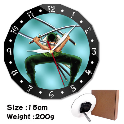 ONE PIECE alarm clock wall clock clock decorative clock wall clock 15cm - Image 27