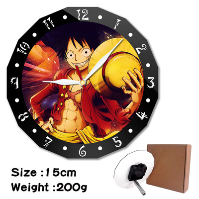 ONE PIECE alarm clock wall clock clock decorative clock wall clock 15cm - Image 28
