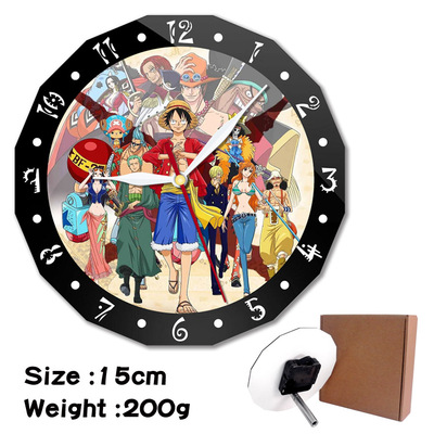 ONE PIECE alarm clock wall clock clock decorative clock wall clock 15cm - Image 29