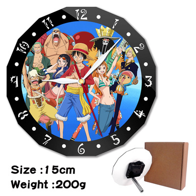ONE PIECE alarm clock wall clock clock decorative clock wall clock 15cm - Image 31