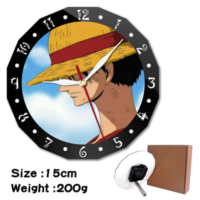 ONE PIECE alarm clock wall clock clock decorative clock wall clock 15cm - Image 32