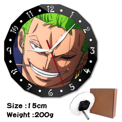 ONE PIECE alarm clock wall clock clock decorative clock wall clock 15cm - Image 34