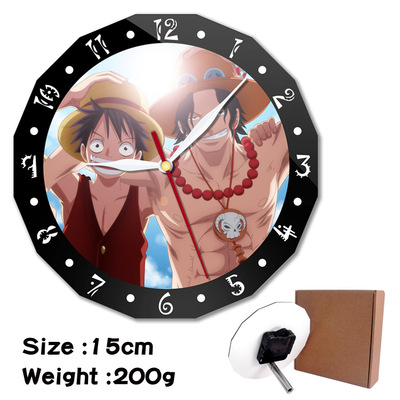 ONE PIECE alarm clock wall clock clock decorative clock wall clock 15cm - Image 35