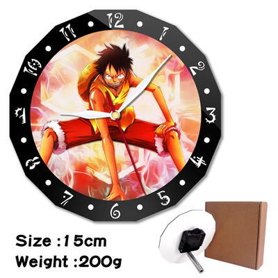 ONE PIECE alarm clock wall clock clock decorative clock wall clock 15cm - Image 36