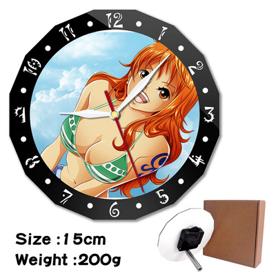 ONE PIECE alarm clock wall clock clock decorative clock wall clock 15cm - Image 38