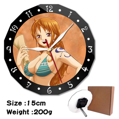 ONE PIECE alarm clock wall clock clock decorative clock wall clock 15cm - Image 39