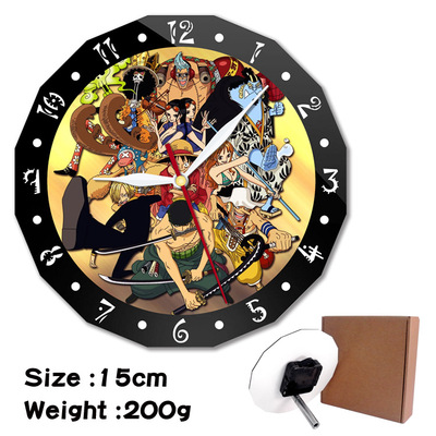 ONE PIECE alarm clock wall clock clock decorative clock wall clock 15cm - Image 40
