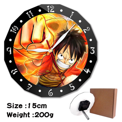 ONE PIECE alarm clock wall clock clock decorative clock wall clock 15cm - Image 2