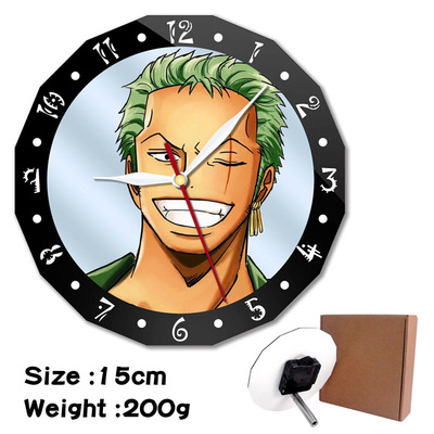 ONE PIECE alarm clock wall clock clock decorative clock wall clock 15cm - Image 4
