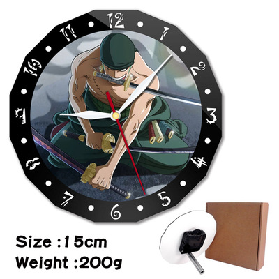 ONE PIECE alarm clock wall clock clock decorative clock wall clock 15cm - Image 5