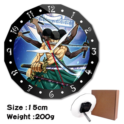 ONE PIECE alarm clock wall clock clock decorative clock wall clock 15cm - Image 7