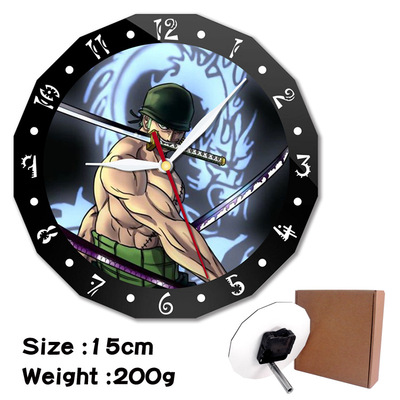ONE PIECE alarm clock wall clock clock decorative clock wall clock 15cm - Image 12