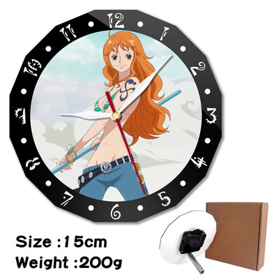 ONE PIECE alarm clock wall clock clock decorative clock wall clock 15cm - Image 14