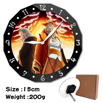 ONE PIECE alarm clock wall clock clock decorative clock wall clock 15cm - Image 15