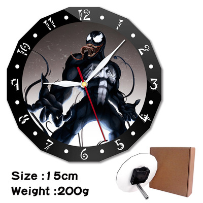 Venom alarm clock wall clock clock decorative clock wall clock 15cm - Image 18