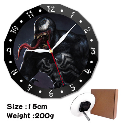 Venom alarm clock wall clock clock decorative clock wall clock 15cm - Image 19