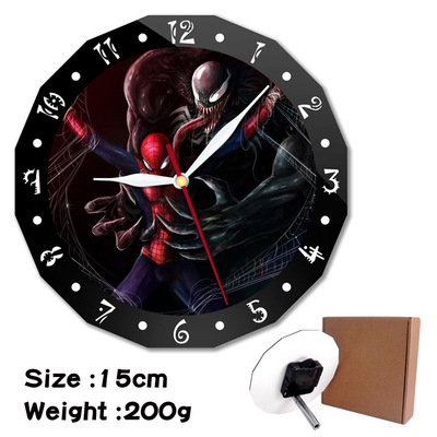Venom alarm clock wall clock clock decorative clock wall clock 15cm - Image 10