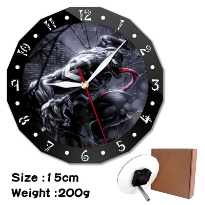 Venom alarm clock wall clock clock decorative clock wall clock 15cm - Image 15