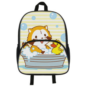 16"Puchi Rascal Backpack School Bag Black