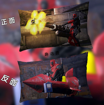 Deadpool Premium Hollow Cotton Long Pillow Double Sided - Image 5