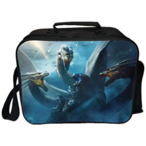 Godzilla King of the Monsters Cooler Bag Insulation Bag Students School Food Storage Box