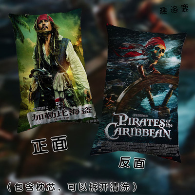 Pirates of the Caribbean Premium Hollow Cotton Long Pillow Double Sided - Image 14