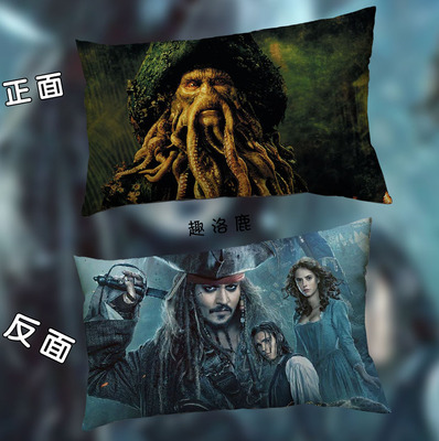 Pirates of the Caribbean Premium Hollow Cotton Long Pillow Double Sided - Image 5
