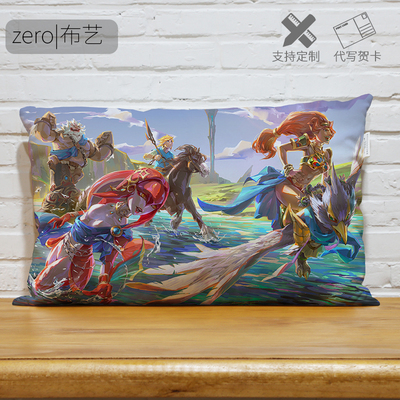 The Legend Of Zelda: Breath Of the Wild Premium Hollow Cotton Long Pillow - Image 7