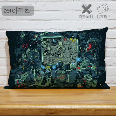The Legend Of Zelda: Breath Of the Wild Premium Hollow Cotton Long Pillow - Image 2