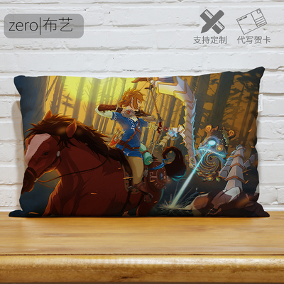 The Legend Of Zelda: Breath Of the Wild Premium Hollow Cotton Long Pillow - Image 5