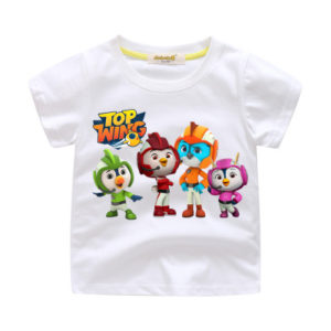 Top Wing Short Sleeve T-Shirts For Children