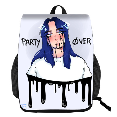 18“Billie Eilish Backpack Creative Waterproof Change Bag - Image 13