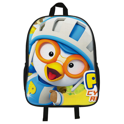 16"PORORO Backpack School Bag Black - Image 9