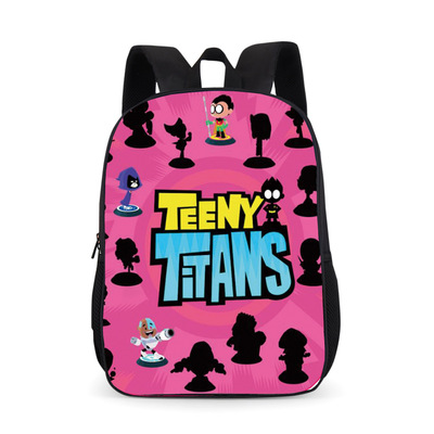 18‘’Teen Titans Go Backpack School Bag Black - Image 14