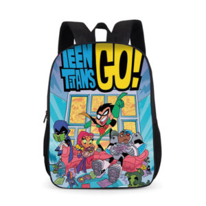 18‘’Teen Titans Go Backpack School Bag Black