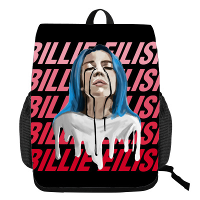 18“Billie Eilish Backpack Creative Waterproof Change Bag - Image 5