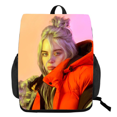 18“Billie Eilish Backpack Creative Waterproof Change Bag - Image 15