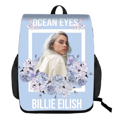 18“Billie Eilish Backpack Creative Waterproof Change Bag - Image 12