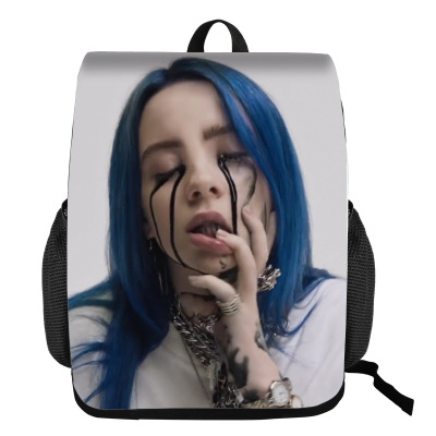 18“Billie Eilish Backpack Creative Waterproof Change Bag - Image 11